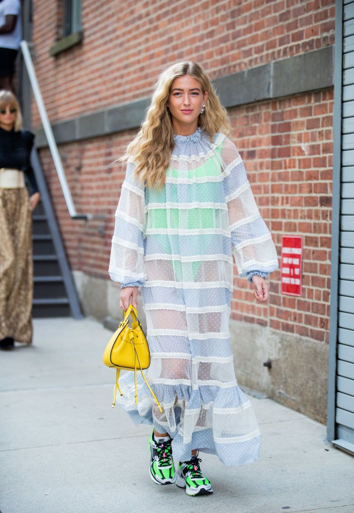 Vestido transparente la tendencia de esta primavera verano