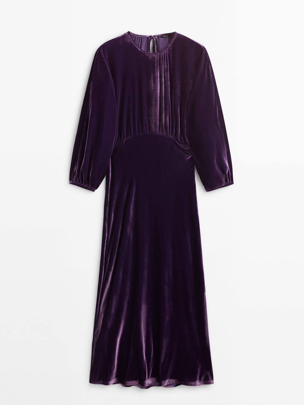 vestido terciopelo detalle espalda