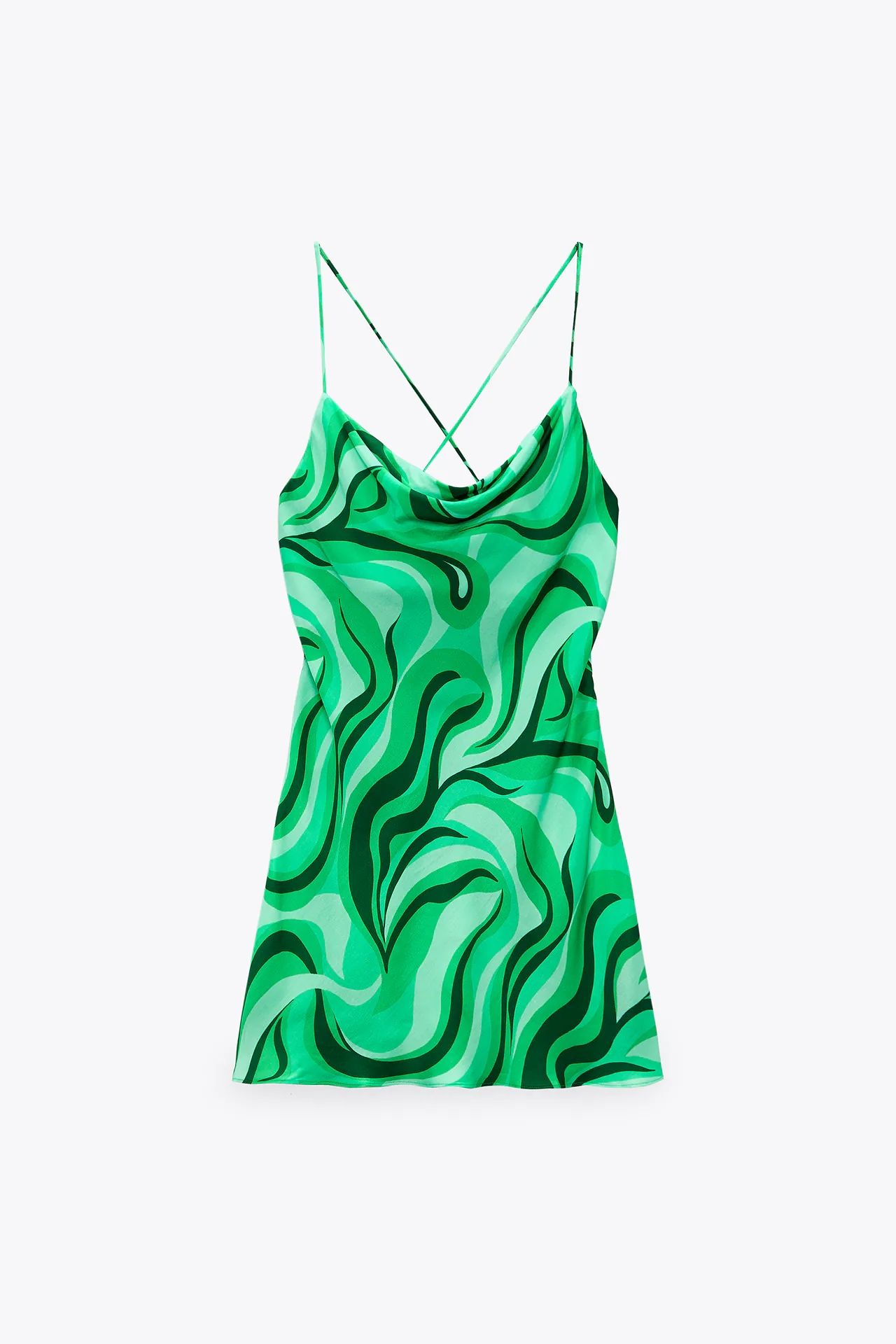 El vestido verde Zara de tirantes más viral Instagram