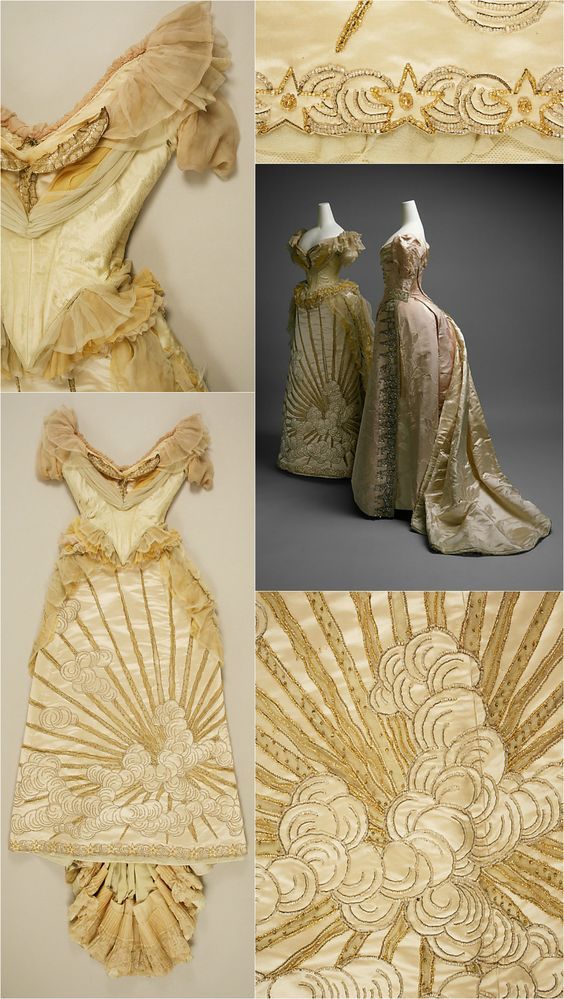 vestido de ball charles frederick worth, c 1887