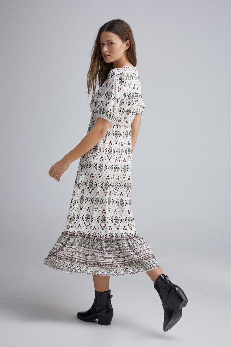 vestido boho springfield
