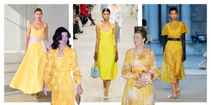 vestidos amarillos tendencia primavera