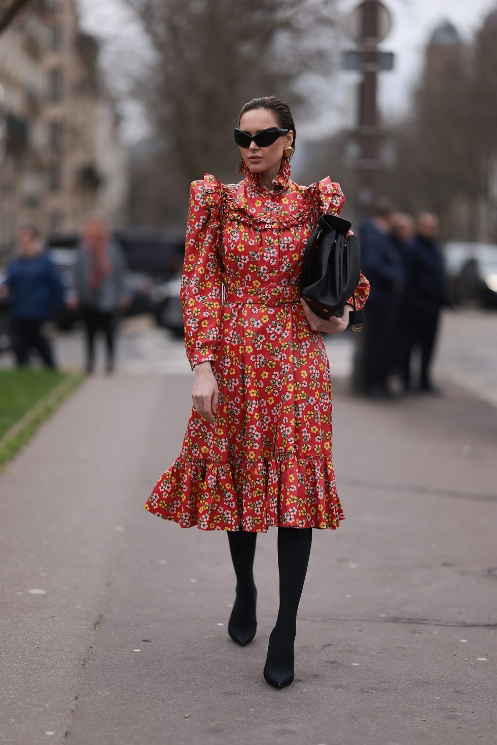 vestidos de flores tendencia
