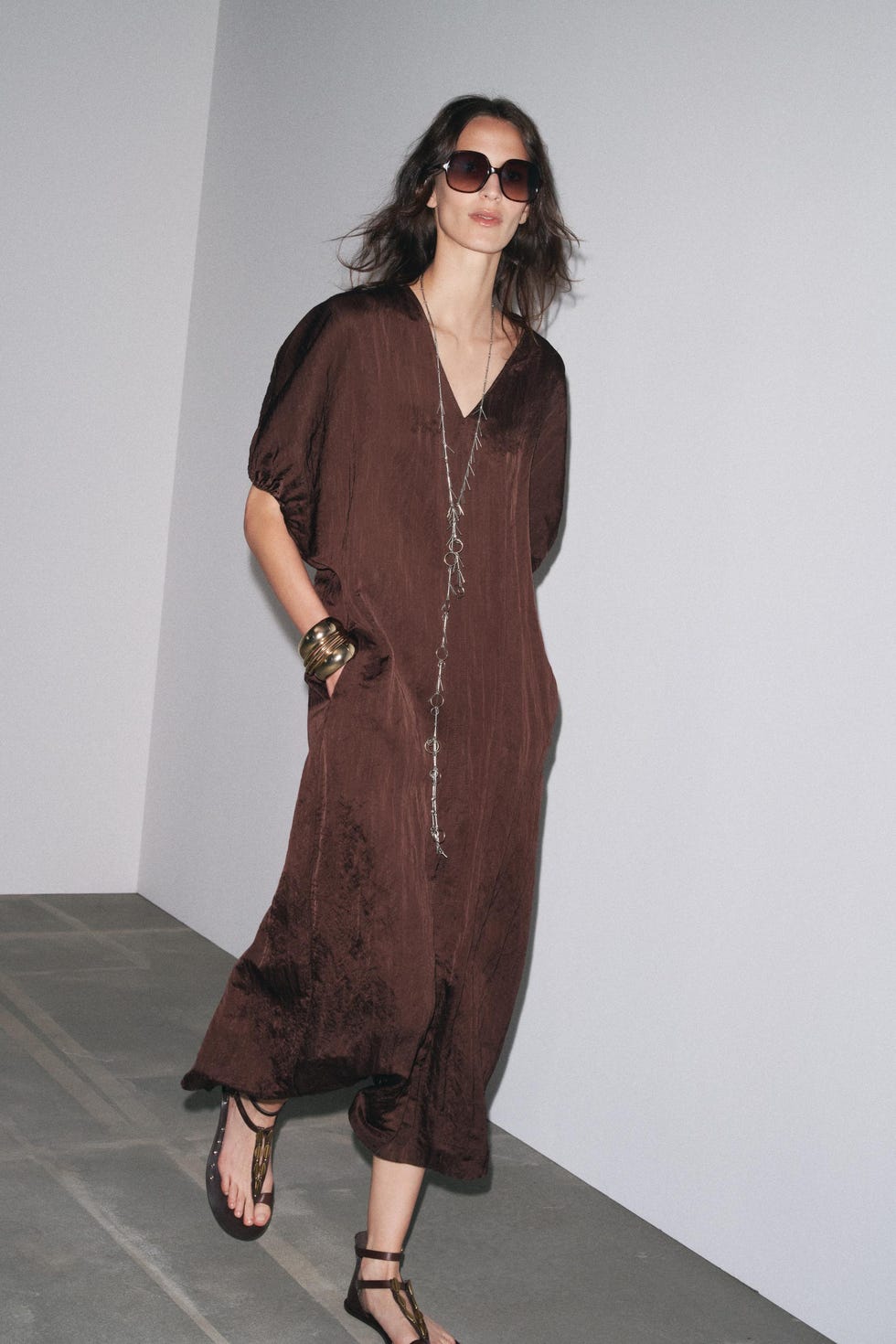 vestidos con manga corta de zara verano