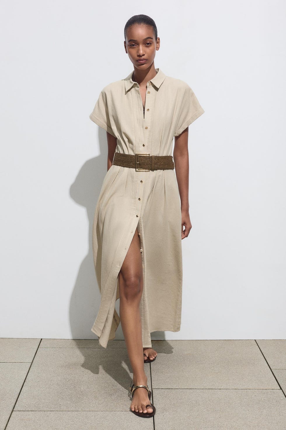 vestidos con manga corta de zara verano