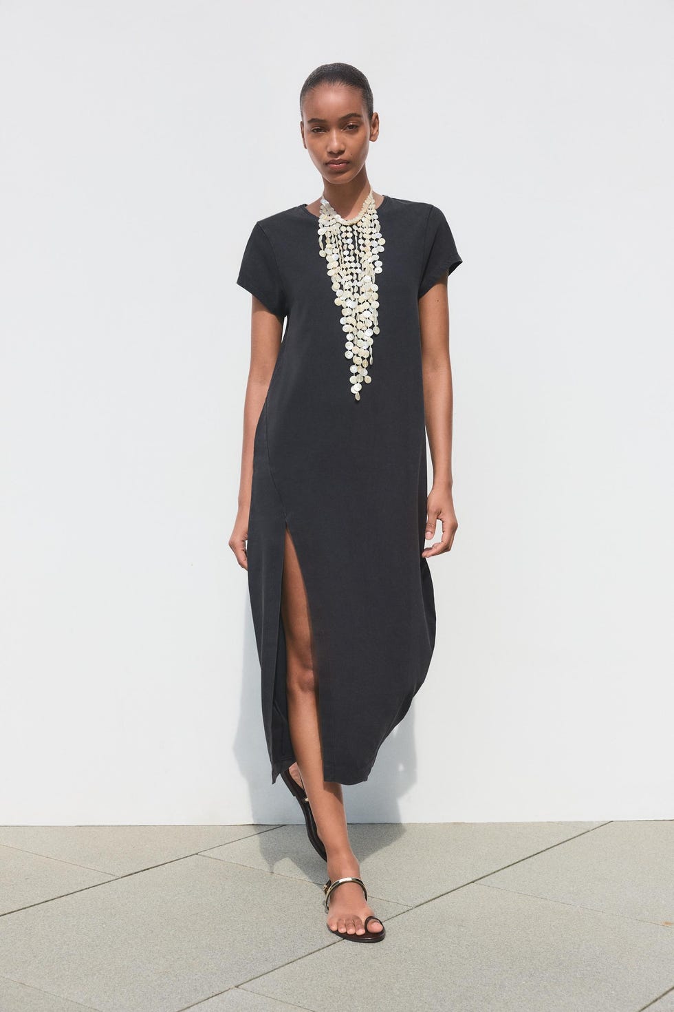 vestidos con manga corta de zara verano
