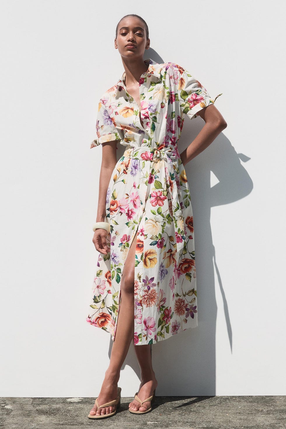 vestidos con manga corta de zara verano