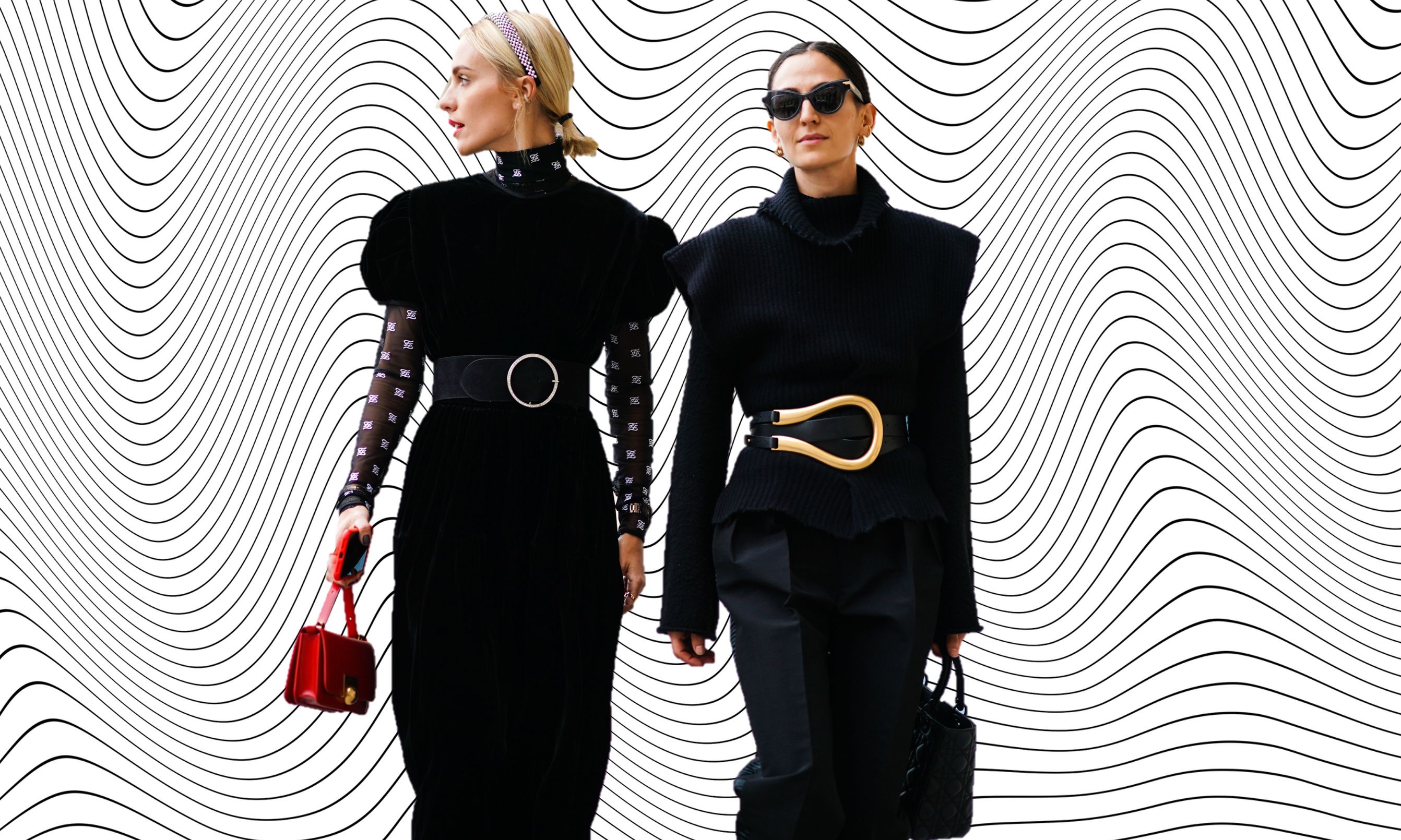 15 vestidos negros que te los looks oto o invierno