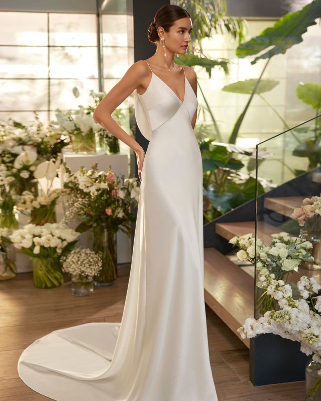 vestidos novia minimalistas