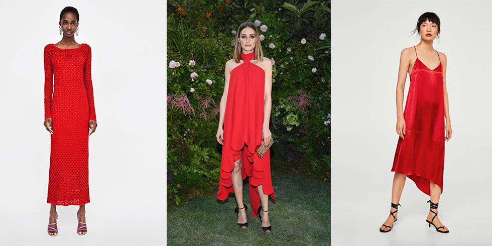 Vestidos rojos para las noches de verano palabra de Olivia Palermo