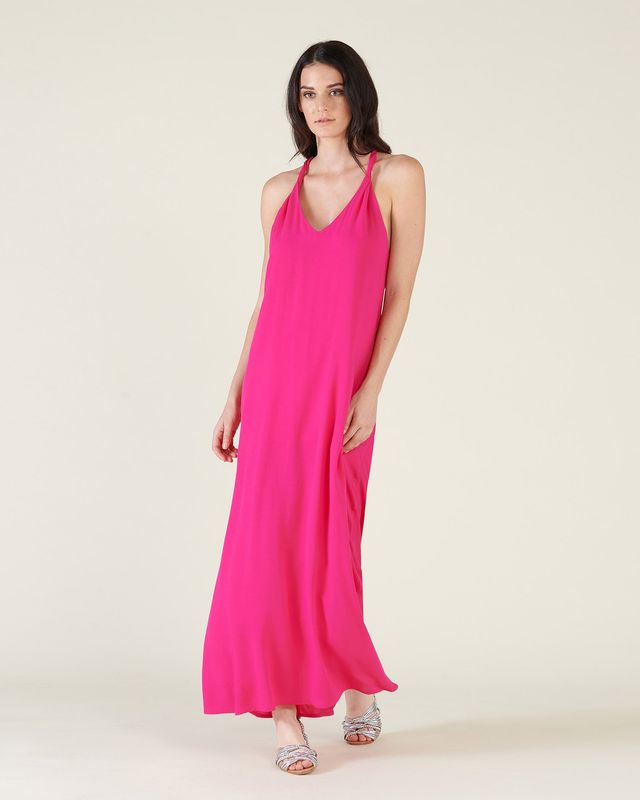 vestito estate 2021 lungo rosa