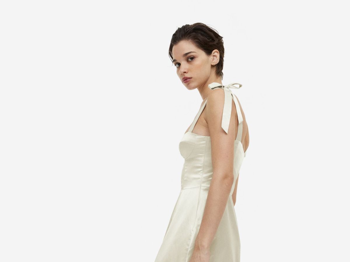 vestido de novia 39 € de H&M que ha colapsado la logística española y sueca