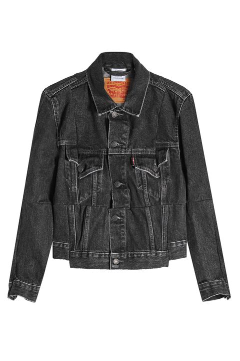 Clothing, Jacket, Outerwear, Leather, Sleeve, Denim, Leather jacket, Textile, Top, Pocket, 