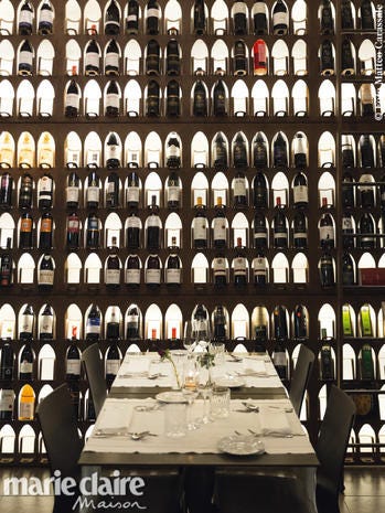 Restaurant, Wine bottle, Wine, Building, Wine cellar, Distilled beverage, 