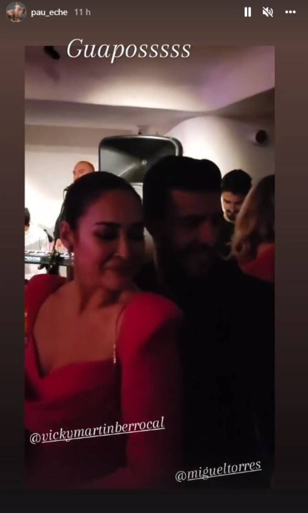 vicky martín berrocal baila con miguel torres en su fiesta de cumpleaños