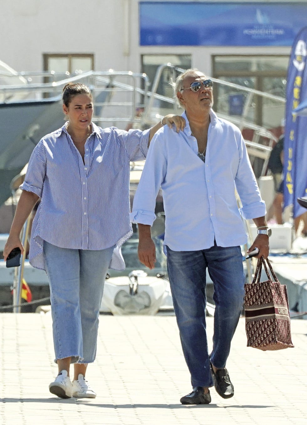 vicky martín berrocal y joao viegas en formentera en agosto 2019