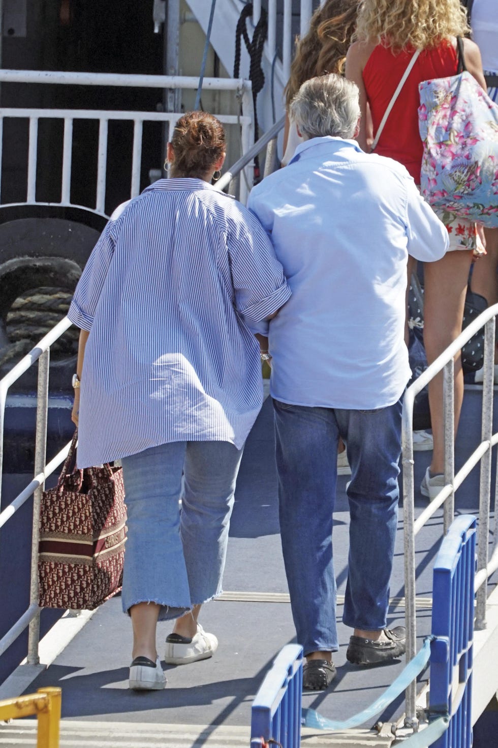 Vicky Martín Berrocal y Joao Viegas en Formentera en agosto 2019