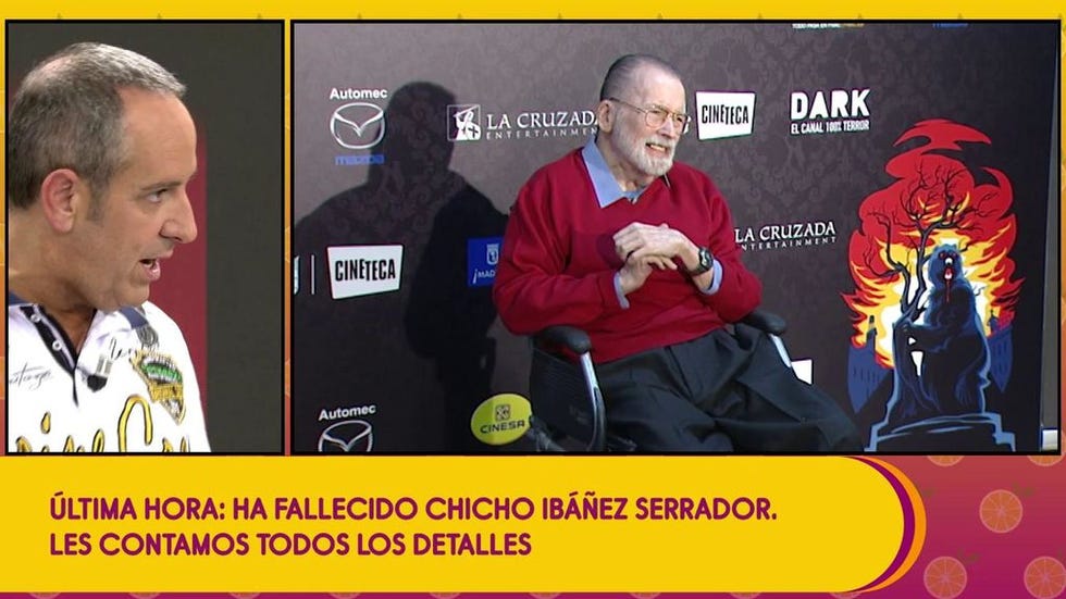 Chicho Ibáñez, Mayra Gómez Kemp, Miriam Díaz, Ángel Garó, Mayra Gómez Kemp, Miriam Díaz, Ángel Garó... destrozados tras la muerte de Chicho Ibáñez, Mayra Gómez Kemp, Miriam Díaz, Ángel Garó... hablan de Chicho Ibáñez tras su muerte, Mayra Gómez Kemp, Miriam Díaz, Ángel Garó... rotos tras la muerte de Chicho Ibáñez, La televisión rota tras la muerte de Chicho Ibañez