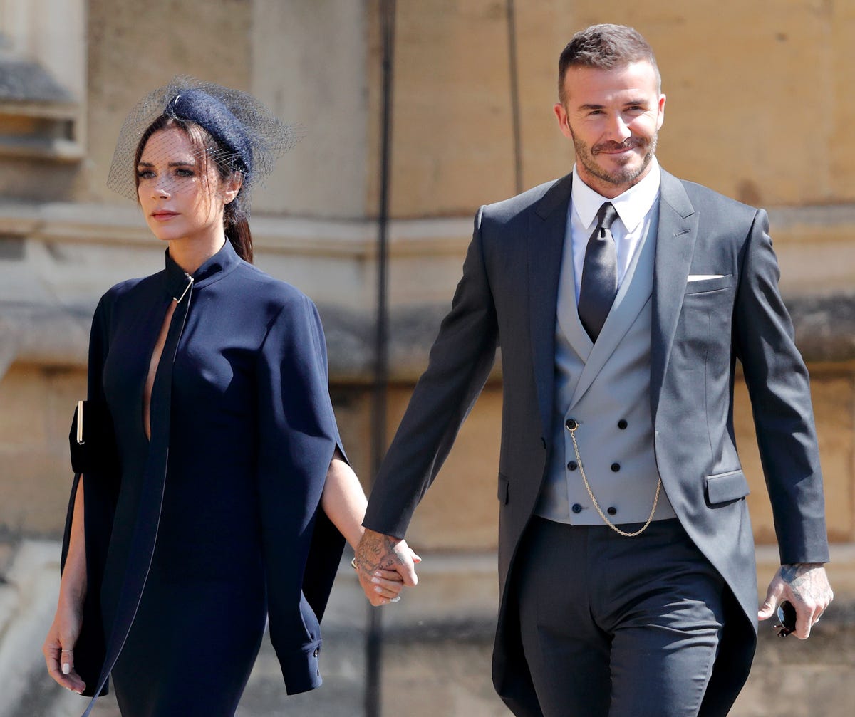 Victoria and David Beckham Royal Wedding Outfits Competition