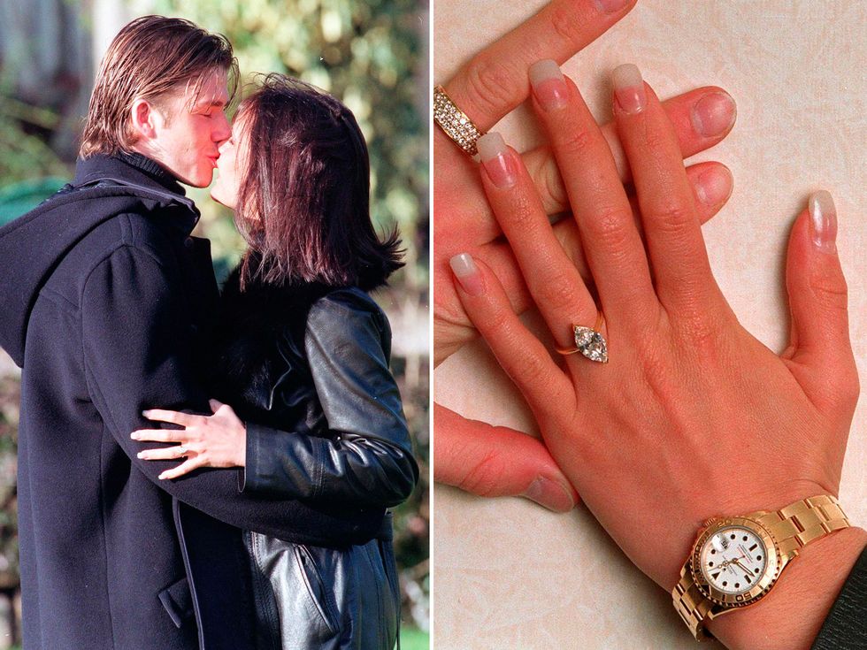 Victoria Beckham's first engagement ring