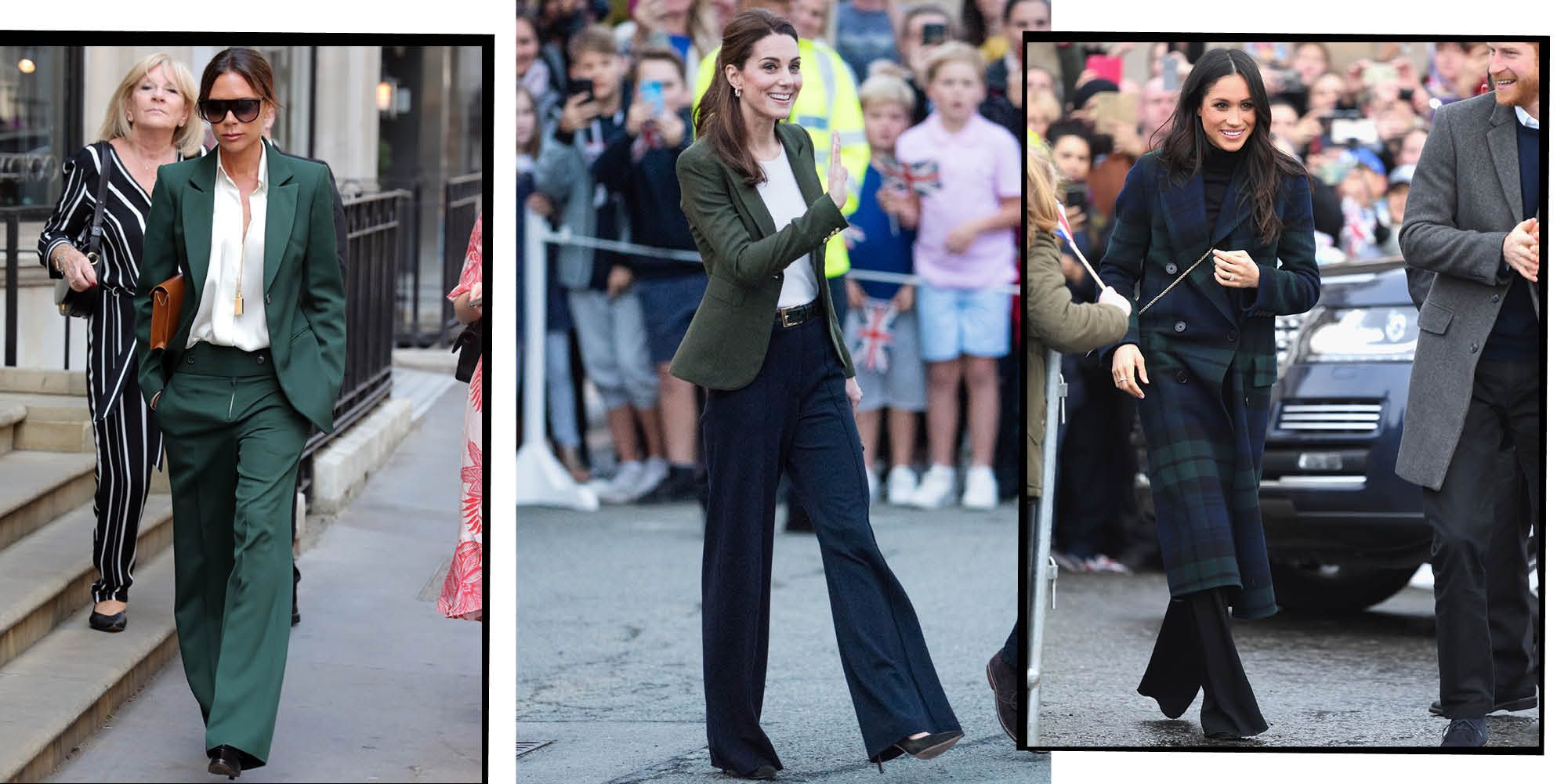 How Kate Middleton's Pantsuit Era Nods to Princess Diana