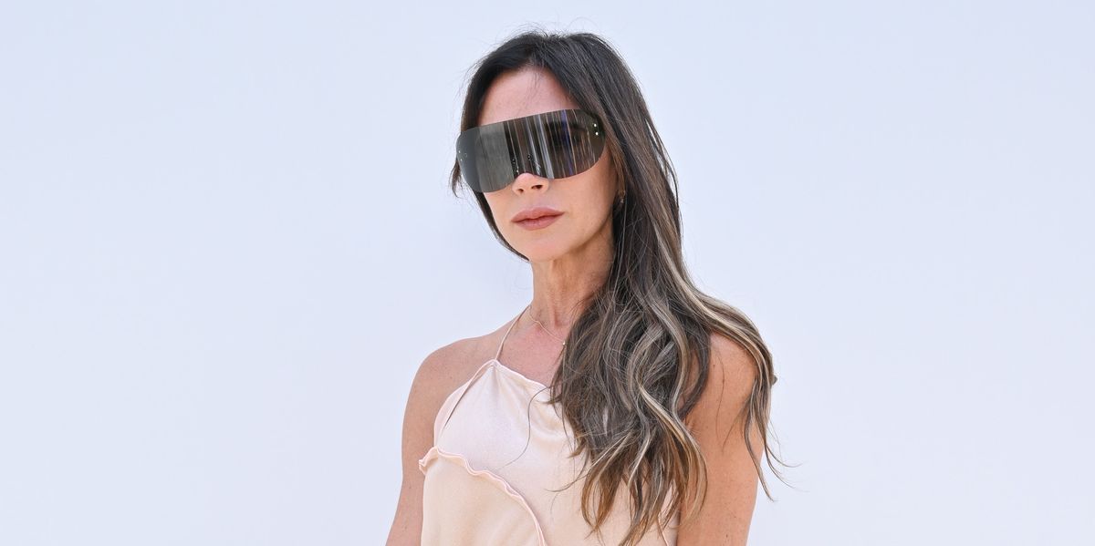 Victoria Beckham tries the "naked dressing" trend and looks *so* good