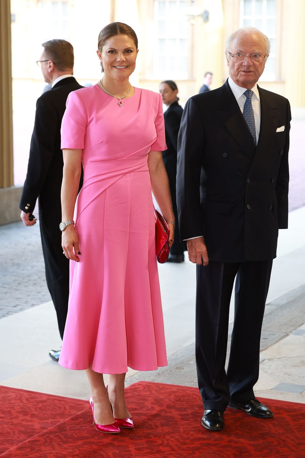 King Carl XVI Gustaf and Crown Princess Victoria of Sweden Have Arrived ...