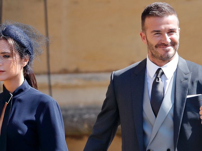 Kim Jones's first Dior Homme, Beckham wearing a wedding in