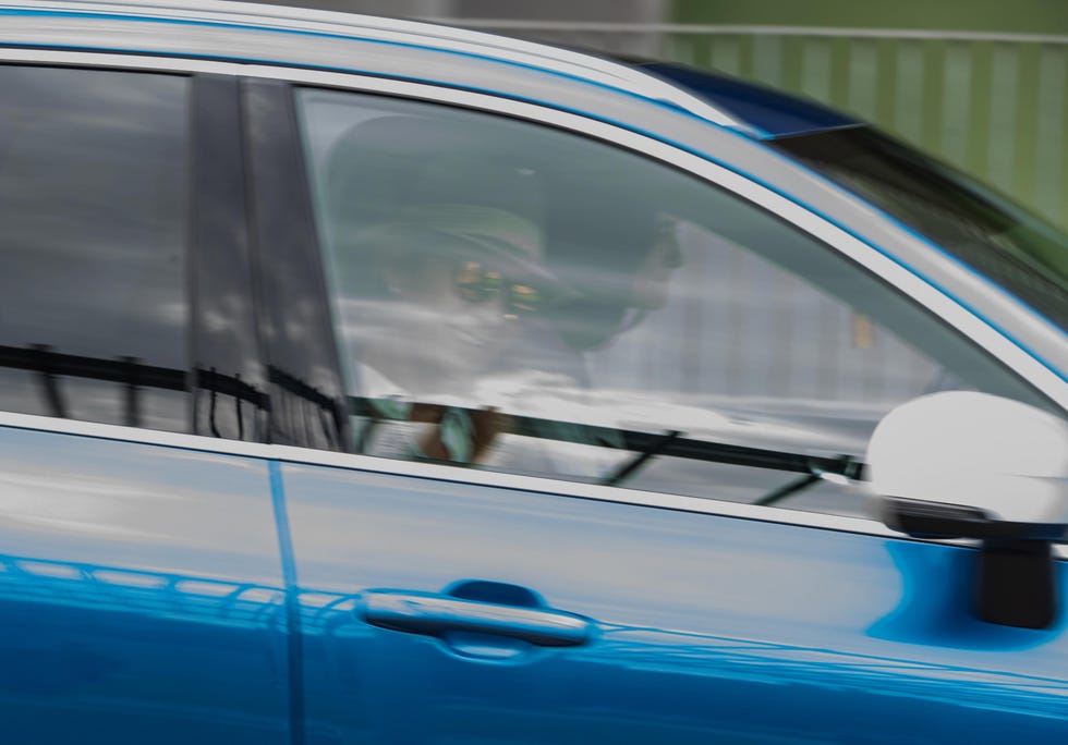 Victoria Federica al volante el 27 de agosto de 2019