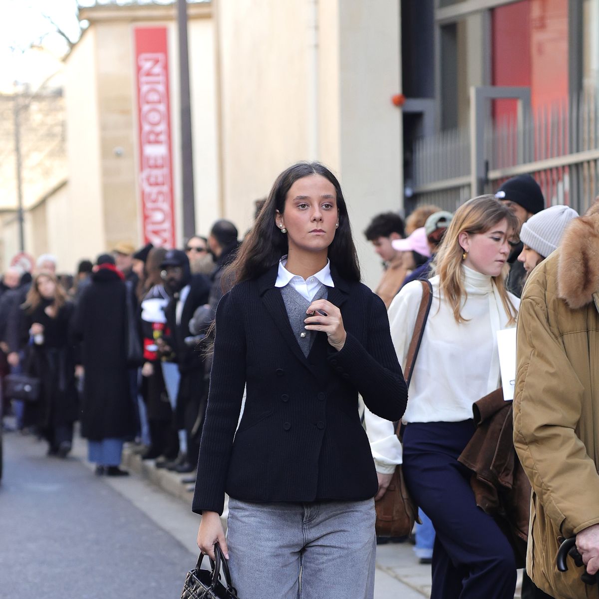 christian dior  outside arrivals paris fashion week haute couture springsummer 2024