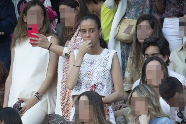 victoria federica en una corrida de toros