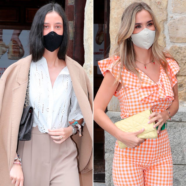victoria federica y maría pombo en el bautizo de la hija de maría garcía de jaime