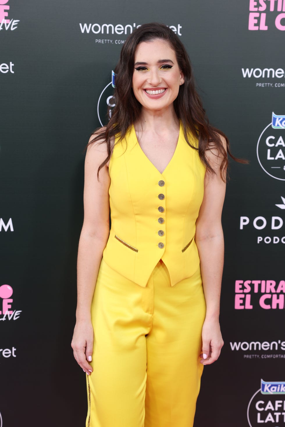 actress victoria martin at photocall for show â€œestirando el chicleâ€ in madrid on friday, 23 september 2022.
