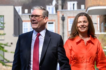 london, england july 04 leader of the labour party keir starmer walks with his wife victoria starmer, as they arrive at a polling station to place their votes in the 2024 general election on july 04, 2024 in london, england voters in 650 constituencies across the uk are electing members of parliament to the house of commons via the first past the post system rishi sunak announced the election on may 22, 2024 the last general election that took place in july was in 1945, following the second world war, which resulted in a landslide victory for clement attlees labour party photo by leon nealgetty images