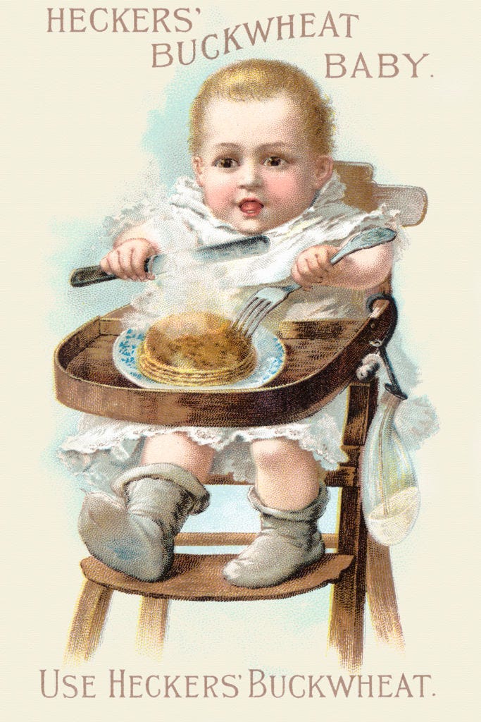 ad for heckers' buckwheat