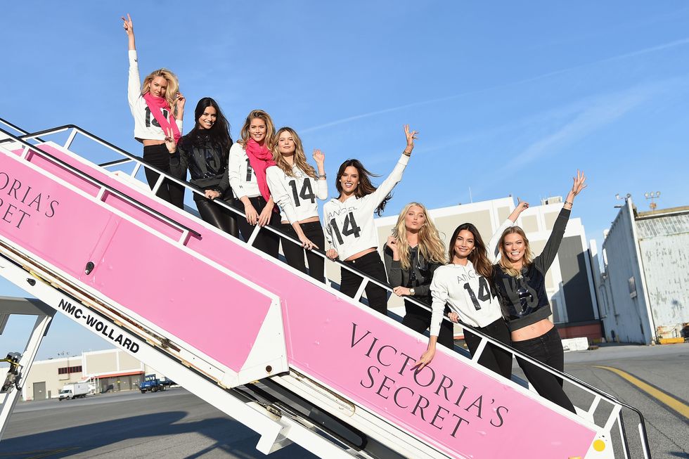 Victoria's Secret model plane