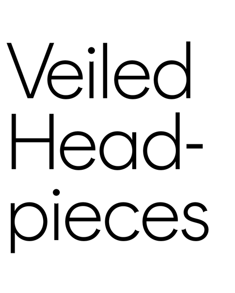 vieled head pieces