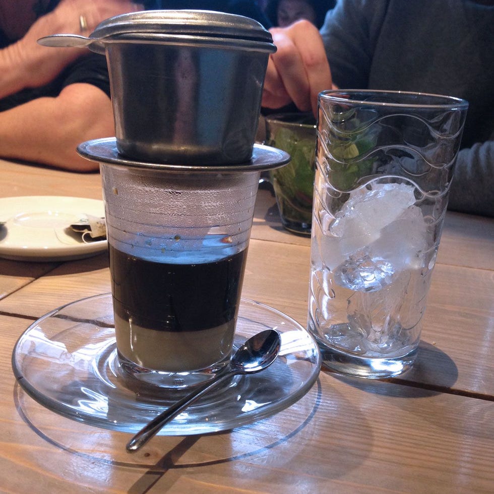 Vietnamese koffie bij Deli Tasty
