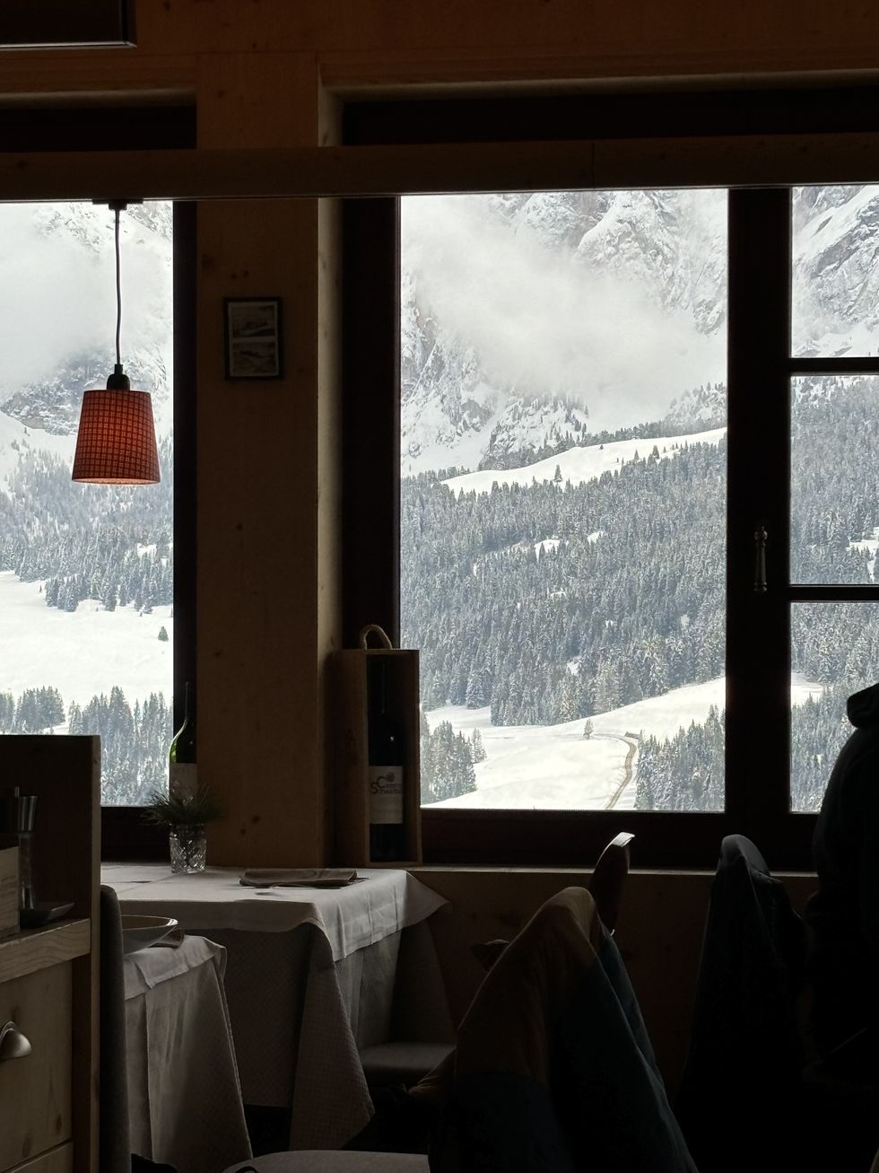 view from rauchhutte restaurant