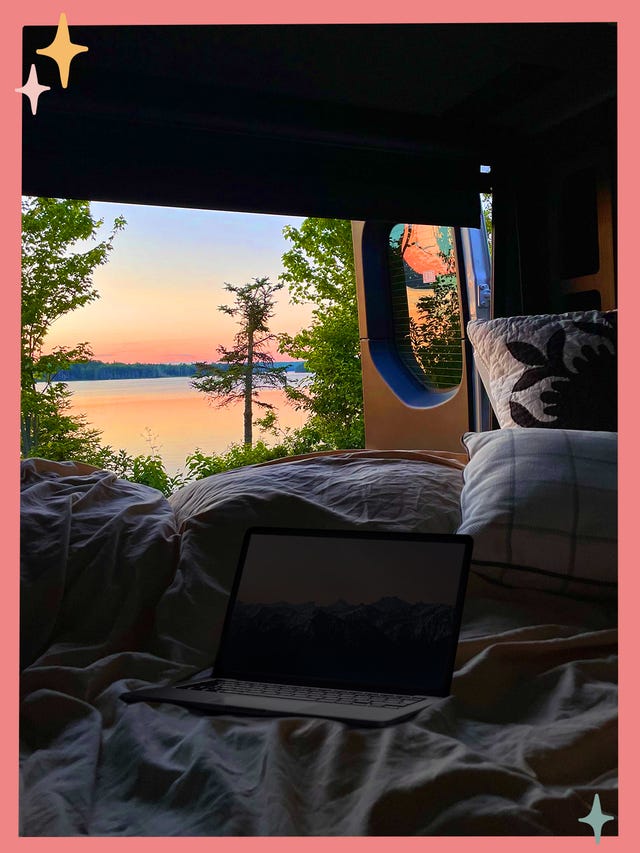 view from camper