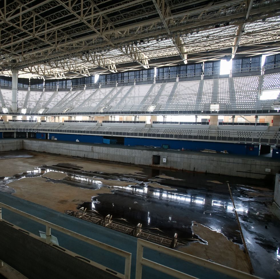 the olympic park 9 months after the rio 2016 olympics
