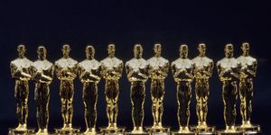oscars statues lined up