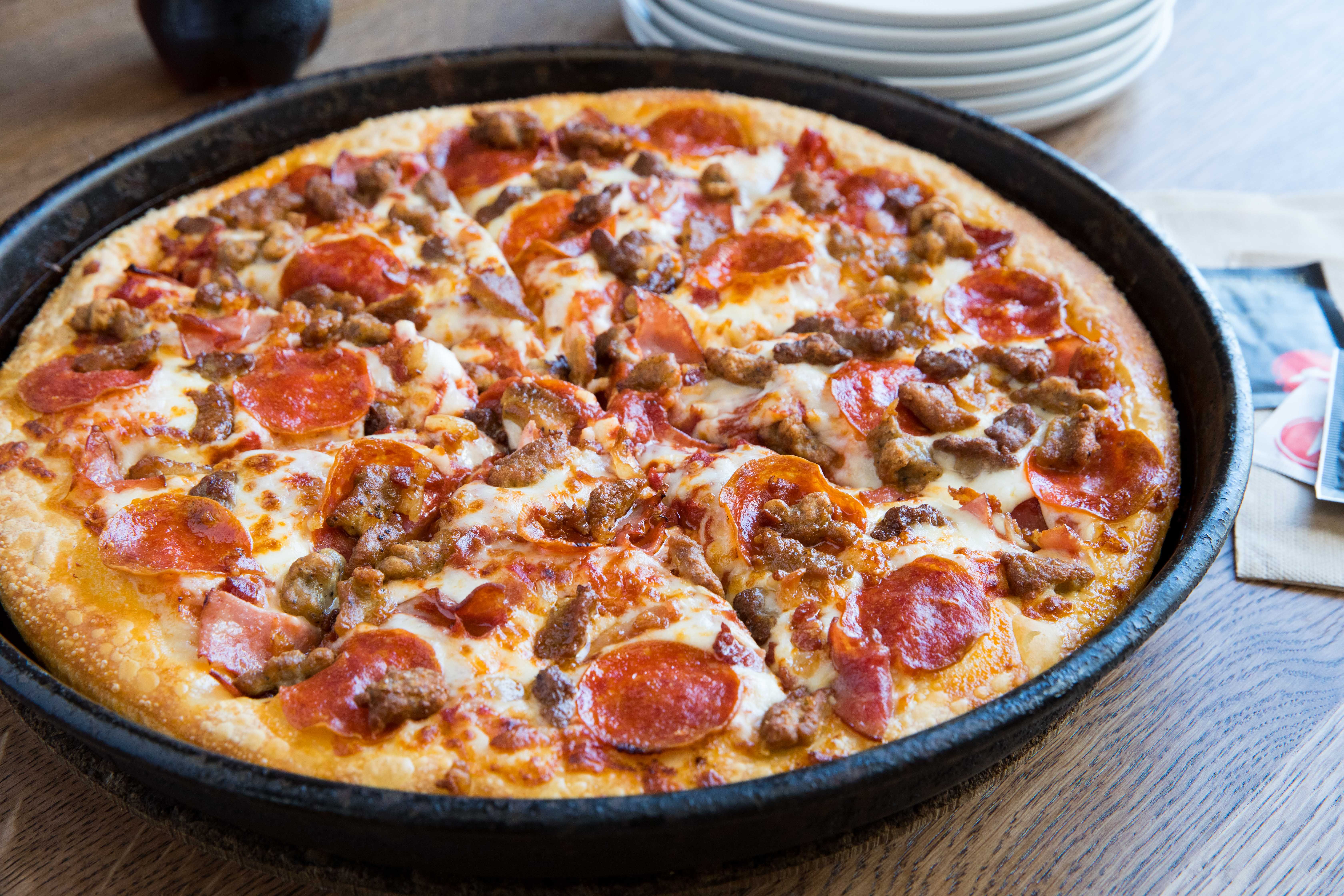 Pizza Hut Has A Large, Three-Topping Pan Pizza For
