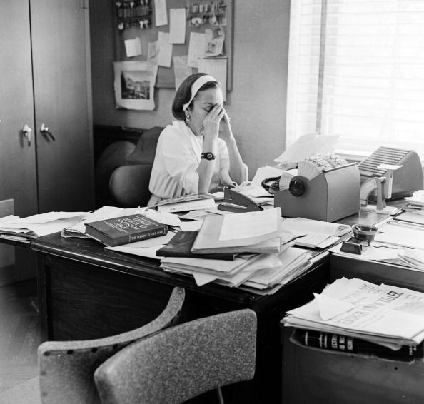 Gloria Swanson At Work