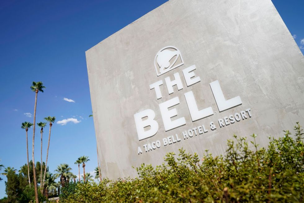 the bell a taco bell hotel  resort