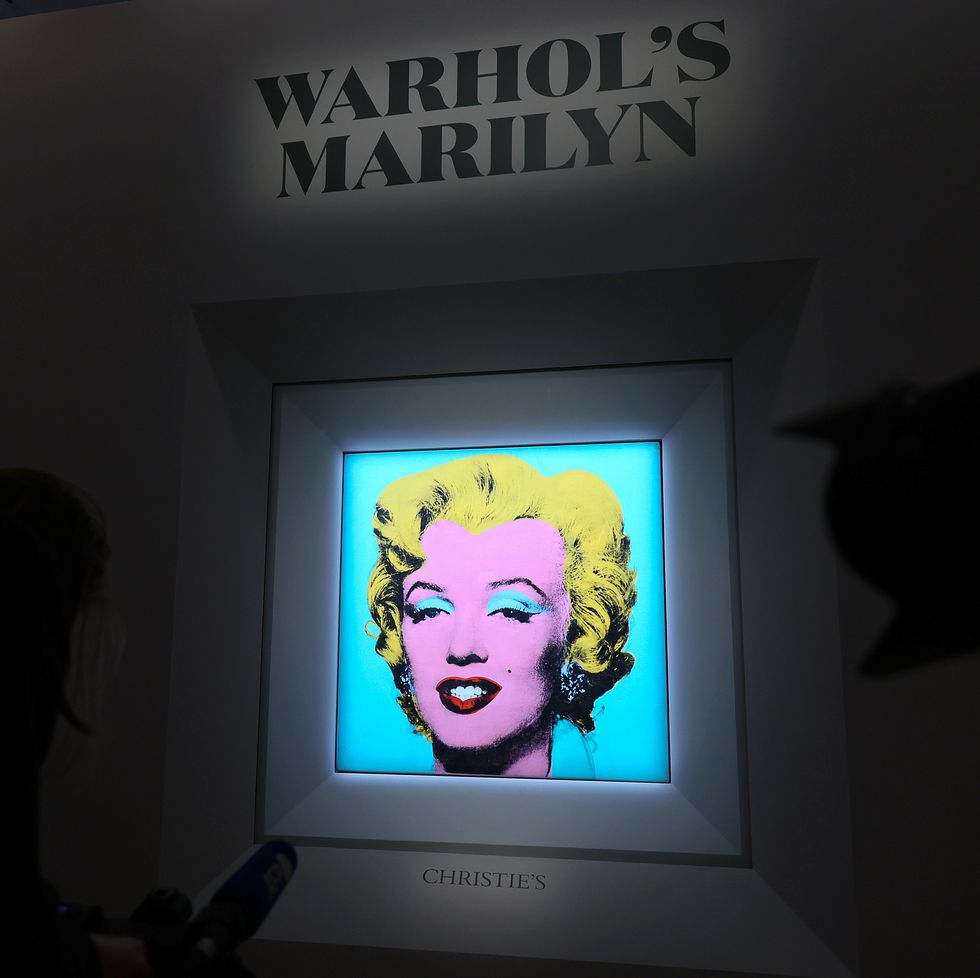christie's announces auction of andy warhol's legendary shot sage blue marilyn