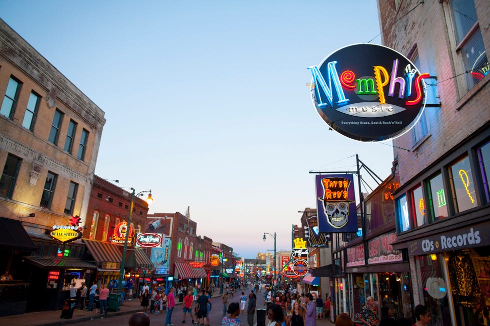 View of Beale Street, Memphis, TN