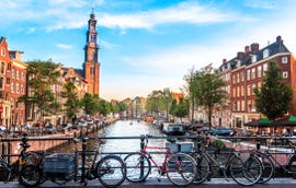 view of canal in amsterdam