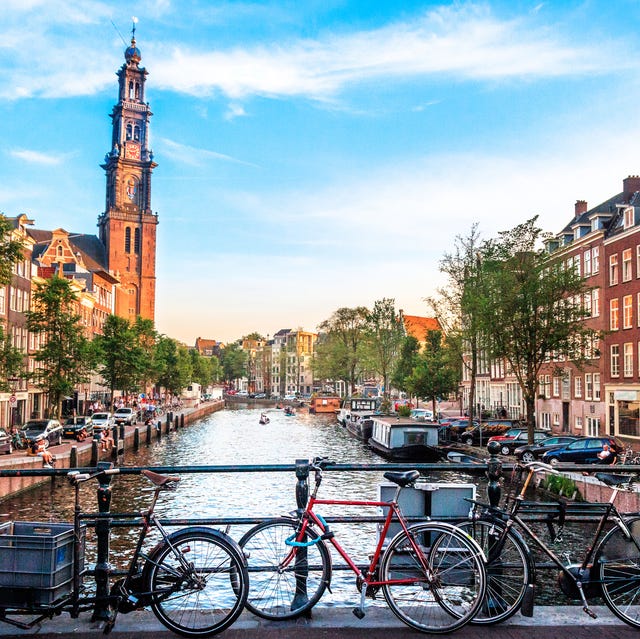 view of canal in amsterdam