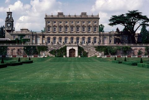 cliveden house from parterre, taplow